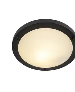 Vonkajsie stropne svietidla Inteligentné stropné svietidlo čierne vrátane WiFi A60 IP44 - Yuma 31