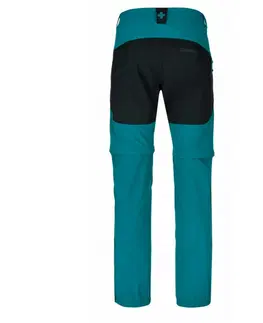 Pánské bundy a kabáty Pánske technickej outdoorové nohavice Kilpi Hoši-M tyrkysové XS