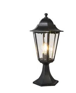 Vonkajsie osvetlenie Klasická vonkajšia lampa podstavca čierna 48 cm IP44 - New Orleans
