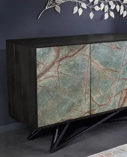 Komody LuxD Dizajnová komoda Quillon 175 cm prírodný kameň