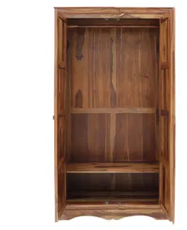 Šatníkové skrine Skriňa Jali 110x200x60 z indického masívu palisander