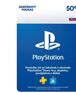 Hry na PC Sony PlayStation Store predplatená karta 50 €
