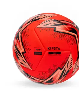 futbal Futbalová lopta Fifa Quality Pro Ball tepelne lepená veľkosť 5 červená