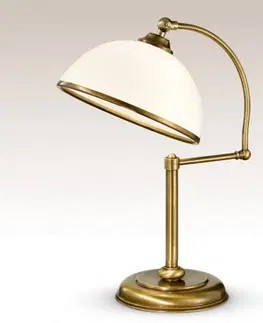 Stolové lampy Cremasco Nastaviteľná stolná lampa La Botte biela