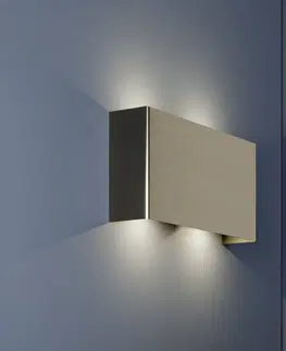 Nástenné svietidlá quitani Nástenné svietidlo Quitani Maja LED, nikel, 22 cm