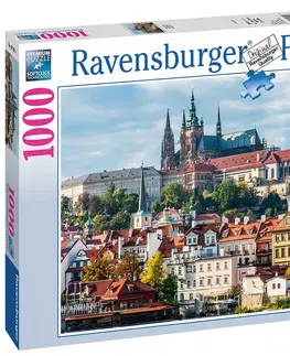 Hračky puzzle RAVENSBURGER - Pražský Hrad 1000 Dielikov