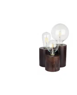 Lampy   2266376 - Stolná lampa VINCENT 3xE27/15W/230V buk 