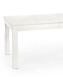 Jedálenské stoly HALMAR Seweryn rozkladací jedálenský stôl biela