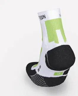 bežky Bežecké ponožky RUN900 X bielo-žlté