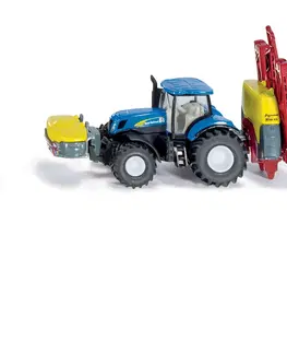 Hračky - dopravné stroje a traktory SIKU - Farmer - Traktor New Holland s rozprašovačom