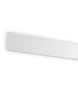 Nástenné svietidlá Ideallux Nástenné LED svietidlo Zig Zag biele šírka 53 cm