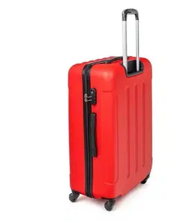Batohy Pretty UP Cestovný škrupinový kufor ABS25 veľký, 68 x 47 x 29, červená