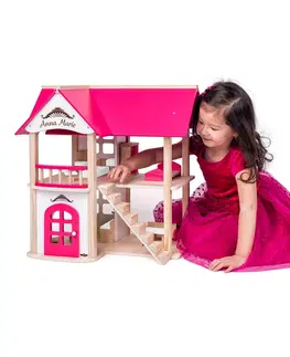Drevené hračky Woody Domček pre bábiky vila Anna-Mária