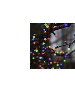 Vianočné dekorácie Eglo Eglo -LED Vonkajšia vianočná reťaz  BERRY MINI 300xLED/8 funkcií 11m IP44 multicolor 