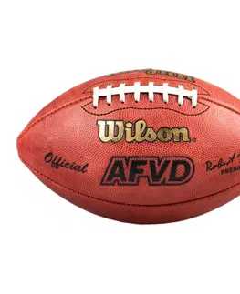 futbal Lopta na americký futbal AFVD WTF1000 oficiálna veľkosť hnedá