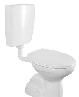 Kúpeľňa SAPHO - WC kombi, dvojtlačítko 4,5/6l, spodný odpad, biela TP3406