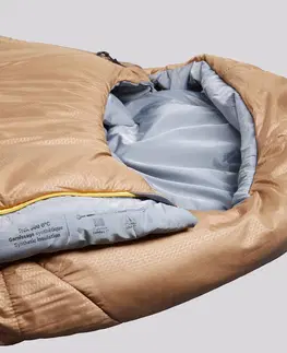 bivak Trekingový spací vak MT500 od 0 °C polyesterový