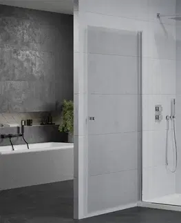 Vane MEXEN/S - Pretoria otváracia sprchovací kút 90x80, sklo transparent, chrom + vanička 852-090-080-01-00-4010