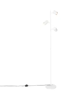 Stojace lampy Moderná stojanová lampa biela 3 -svetelná - Jeana