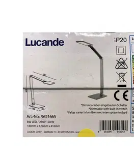 Lampy Lucande Lucande - LED Stmievateľná dotyková stolná lampa MION LED/8W/230V 