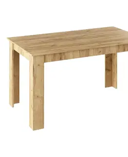 Jedálenské stoly Jedálenský stôl, dub artisan, 140x80 cm, GENERAL NEW