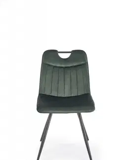 Jedálenské zostavy Jedálenská stolička K521 Halmar Čierna