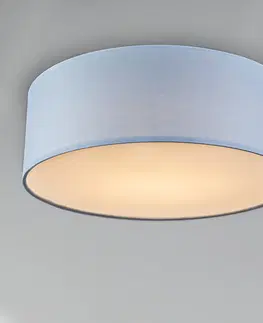 Stropne svietidla Stropná lampa modrá 30 cm vrátane LED - Drum LED