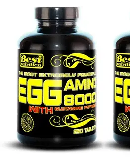 Vaječné (Egg Amino) 1+1 Zadarmo: EGG Amino 8000 od Best Nutrition 250 tbl. + 250 tbl. 