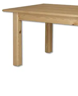 Jedálenské stoly ST107 masívny jedálenský stôl, prírodná borovica