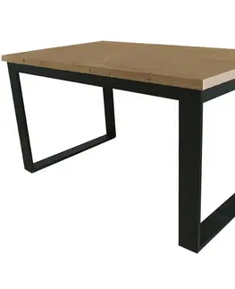 Jedálenské stoly Rozkladací stôl St-23 140/180x80cm dub prírodný