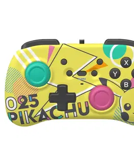Príslušenstvo k herným konzolám HORI HORIPAD Mini ovládač pre Nintendo Switch (Pikachu POP) NSW-278U
