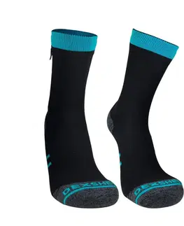 Pánske ponožky Nepremokavé ponožky DexShell Running Lite blue - L
