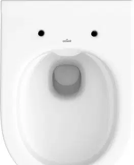 Záchody Rapid SL pre závesné WC 38528SET s chrómovou doskou + WC CERSANIT CLEANON CITY 38772001 CI1