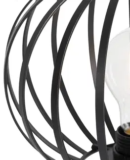 Stolove lampy Dizajnová stolná lampa čierna - Johanna