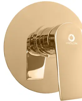 Kúpeľňové batérie SLEZAK-RAV - Vodovodná batéria sprchová vstavaná COLORADO - zlato, Farba: zlato CO183LZ