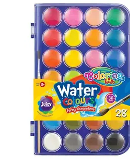 Hračky PATIO - Colorino vodové farby 28mm 24 farieb