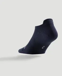 bedminton Športové ponožky RS 160 nízke 3 páry tmavomodré