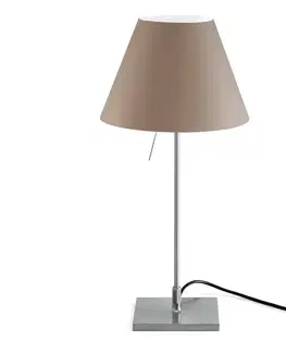 Stolové lampy Luceplan Luceplan Costanzina stolná lampa hliník nugátová