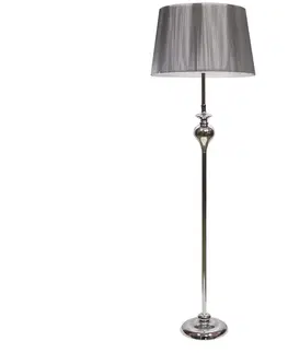 Lampy  Stojacia lampa GILLENIA 1xE27/60W/230V strieborná 