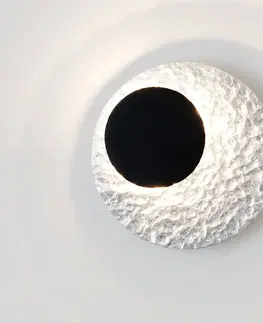 Nástenné svietidlá Holländer Nástenné LED svietidlo Infinity v striebre Ø 26 cm