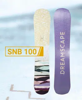 lyžiar Dámsky snowboard SNB 100 na all mountain a freestyle
