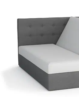 Manželské postele ZORRA čalúnená manželská posteľ 180 x 200 cm, COSMIC 100, 160