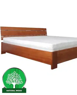 Drevené postele Posteľ drevené Halden Plus 200x200 Jelša