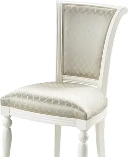 Jedálenské stoličky TARANKO Florencja FL-14 jedálenská stolička béžový vzor (A4 1013) / vanilka