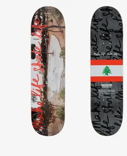 skateboardy Skateboardová doska z javora DK500 Popsicle Make Life Skate Life veľkosť 8.25"