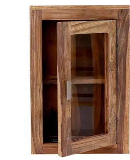 Kúpeľňový nábytok Nástenná skrinka do kúpeľne Amba 40x60x15 z indického masívu palisander