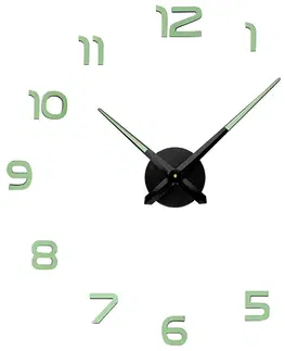 Hodiny Nalepovacie hodiny PRIM Luminiferous I, zelená 120 cm