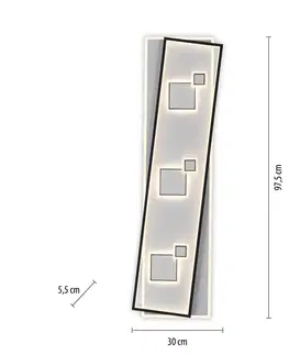 Stropné svietidlá Paul Neuhaus Stropné LED svetlo Mailak, dĺžka 97 cm