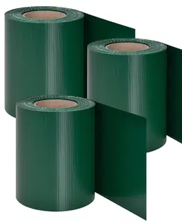 Tieniace textílie Juskys PVC ochranný pás 3ks - zelený