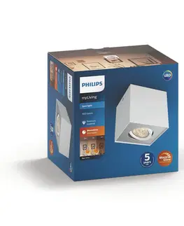 Bodové svetlá Philips Philips myLiving LED bodové svetlá Box 1-pl. biela